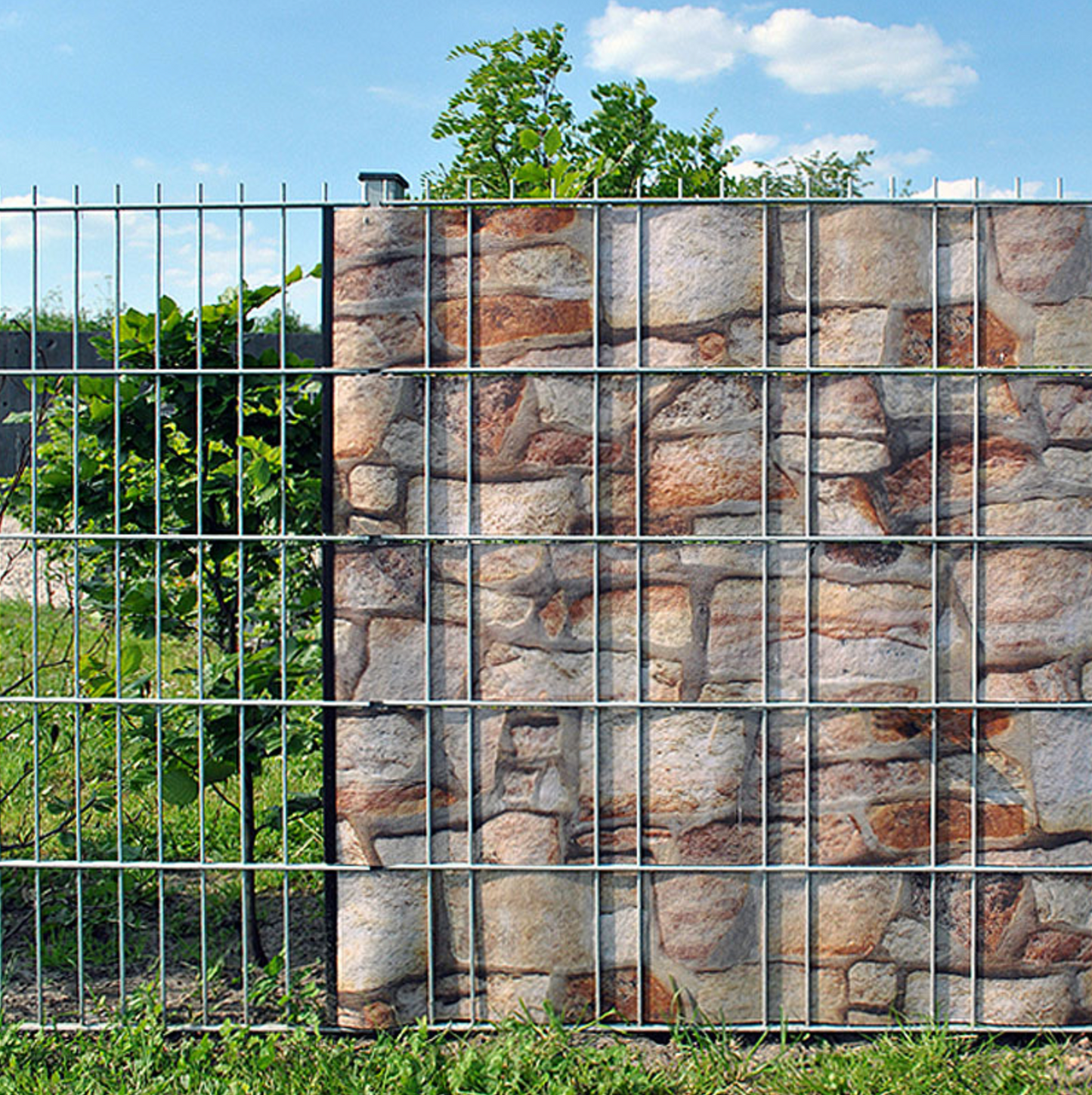 PREMIUM-Zaunsichtschutz mit versch. Motiven