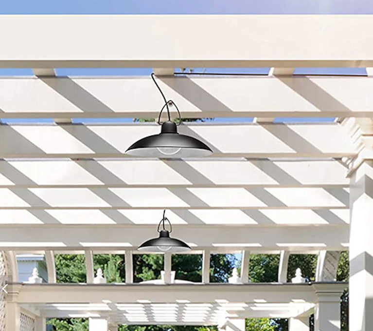 2er Solar LED Pendelleuchte