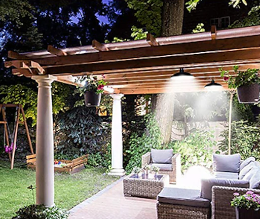 2er Solar LED Pendelleuchte