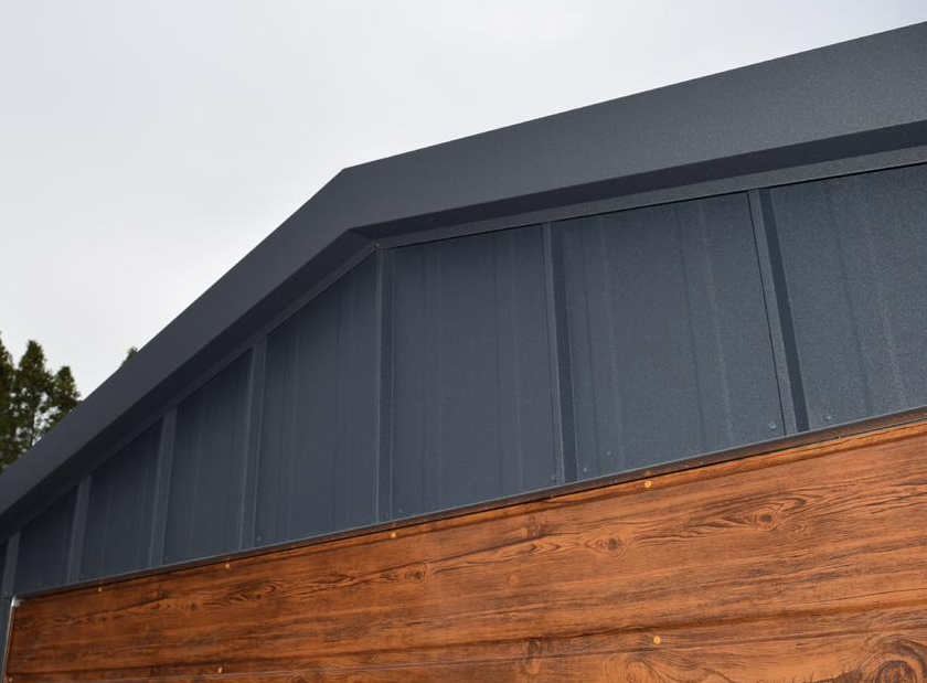 PREMIUM Stahlgarage TOPLINE 4x5m Satteldach inkl. Aufbau!