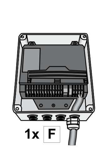 IP 44/65 Schutzkasten für Steuergerät 2 Ausführungen