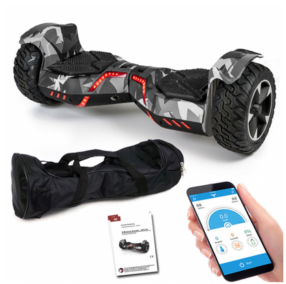 E-Balance Scooter Hoverboard 800W - SUV 8.5 Bluetooth LED APP