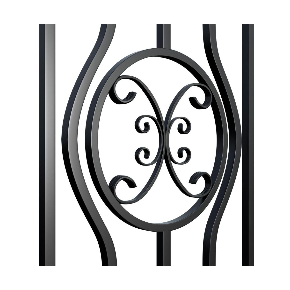 Zaunpaket "Malaga" inkl. Stahlpfosten & Zubehör!