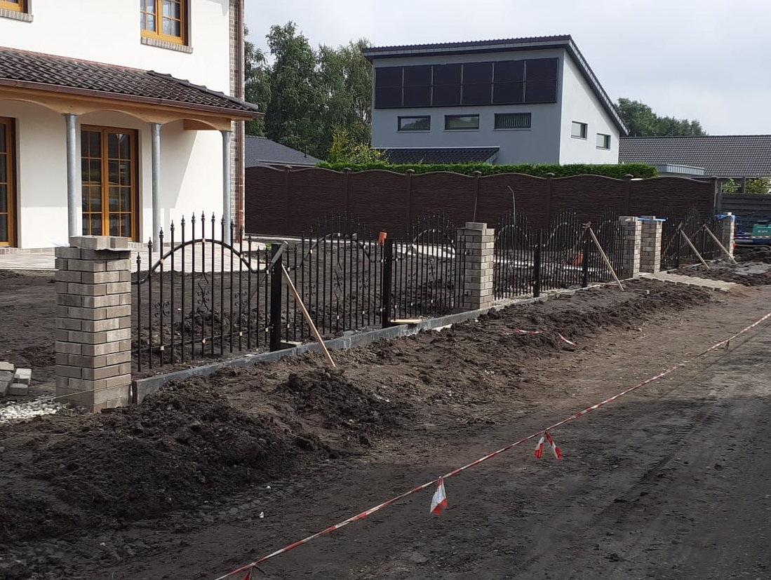 Zaunpaket "Tola" inkl. Stahlpfosten & Zubehör!