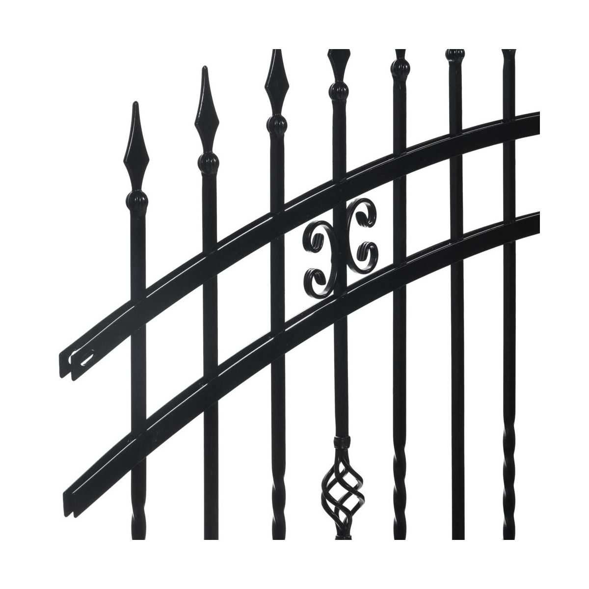 Zaunfeld "VERONA" Schmiedeeisen Volleisenmaterial