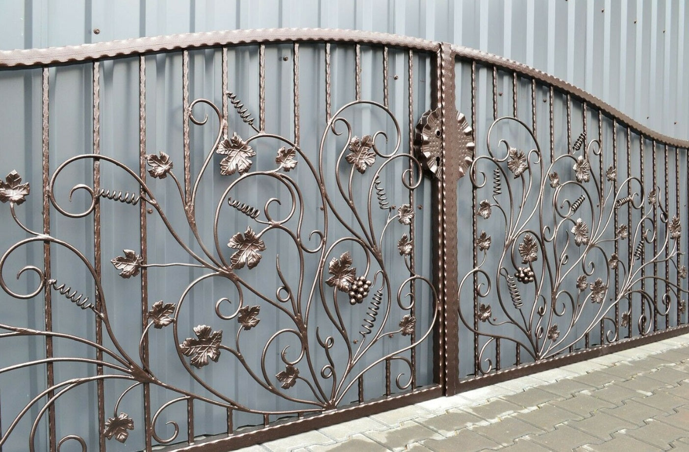 Gartentor "Stahlco" | PREMIUM Schmiedetor | inkl. Pfosten & Zubehör