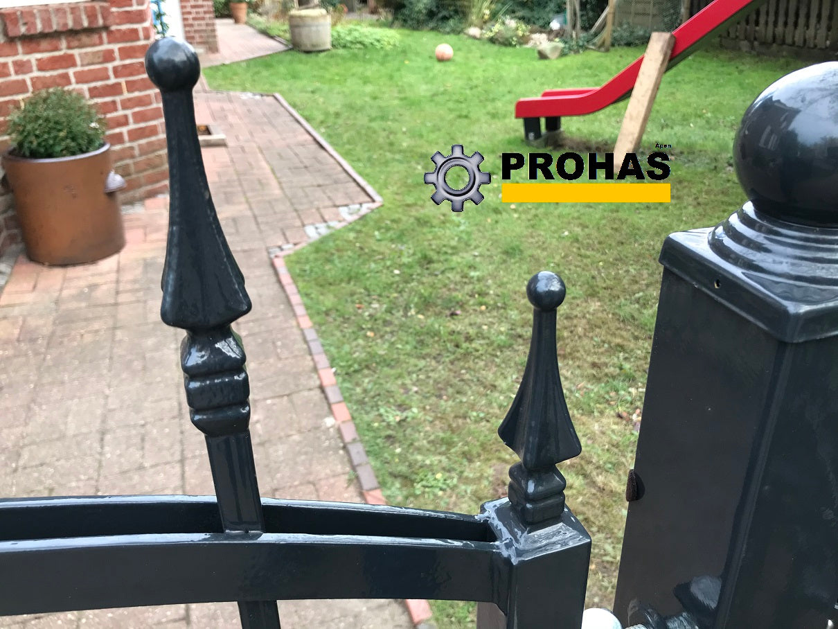 Doppelflügel Schmiedetor "Hahnke " inkl. 2 Pfosten und Zubehör