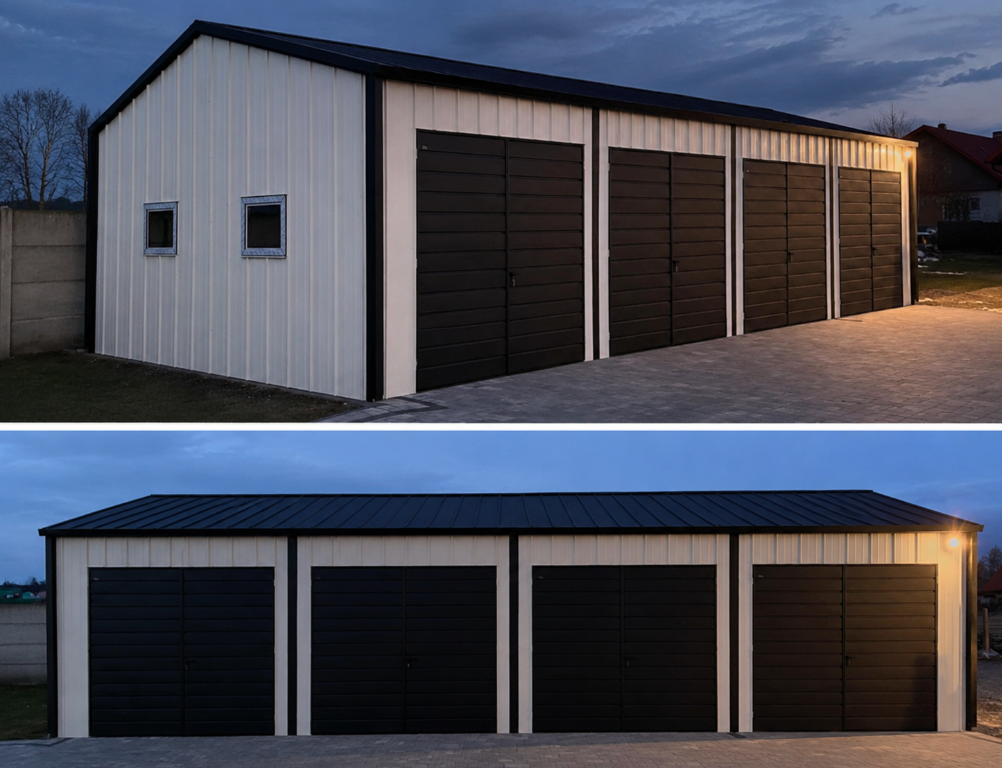 PREMIUM Stahlhalle TOPLINE 15x6m Satteldach inkl. Aufbau!
