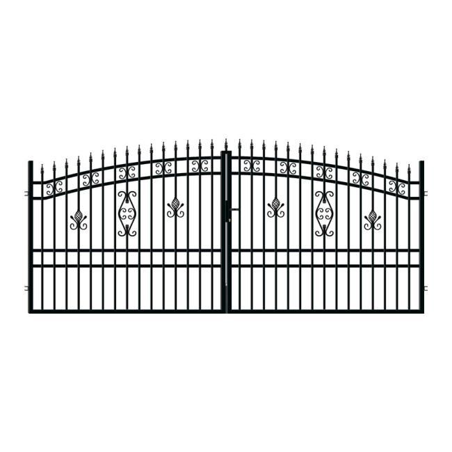 Fertigtoranlage "Alicia" inkl. Pfosten und Zubehör & E-Antrieb!