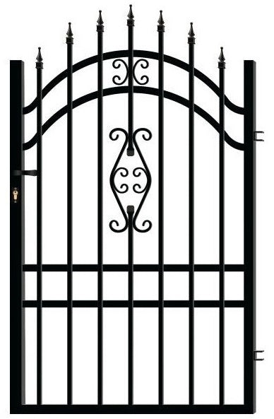 Fertigtoranlage "Alicia" inkl. Pfosten und Zubehör & E-Antrieb!