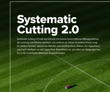 CRAMER AiConic Mähroboter mit KI & SAT Technologie