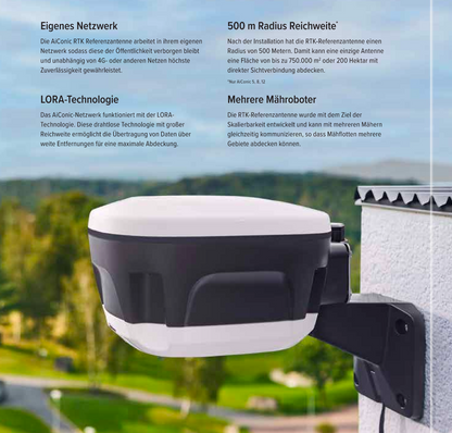 CRAMER AiConic Mähroboter mit KI & SAT Technologie