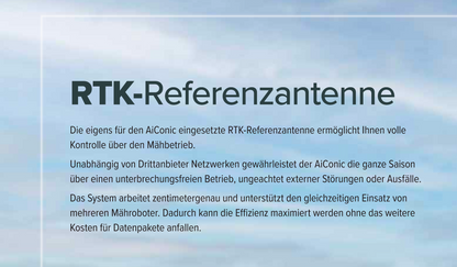 CRAMER AiConic Mähroboter mit KI & SAT Technologie