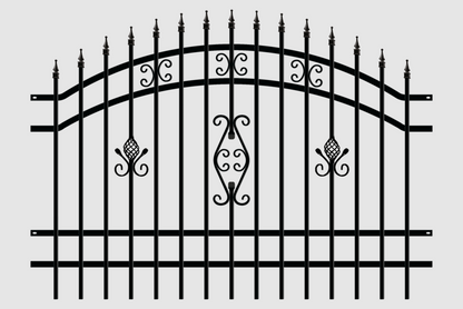 Zaunpaket "Alicia" inkl. Stahlpfosten & Zubehör!