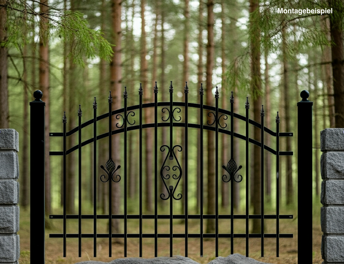 Zaunpaket "Alicia" inkl. Stahlpfosten & Zubehör!