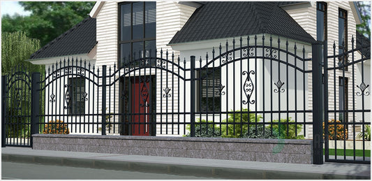 Zaunpaket "Alicia" inkl. Stahlpfosten & Zubehör!