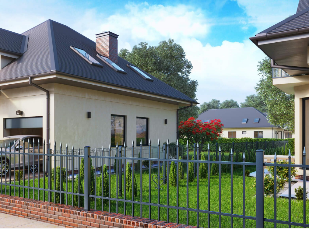 Einzel-Zaunfeld "Artistic" inkl. Befestigungsmaterial