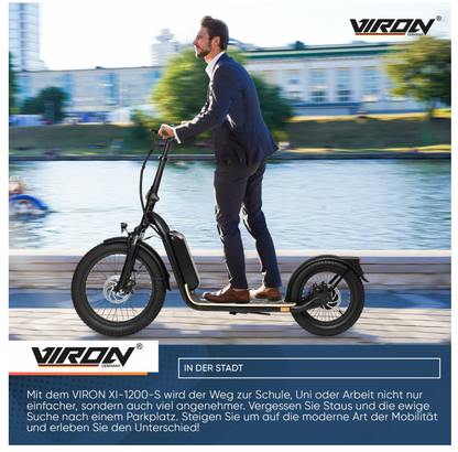 Großer E-Scooter VIRON XI-1200-S mit ABE