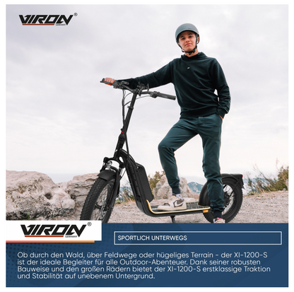 Großer E-Scooter VIRON XI-1200-S mit ABE