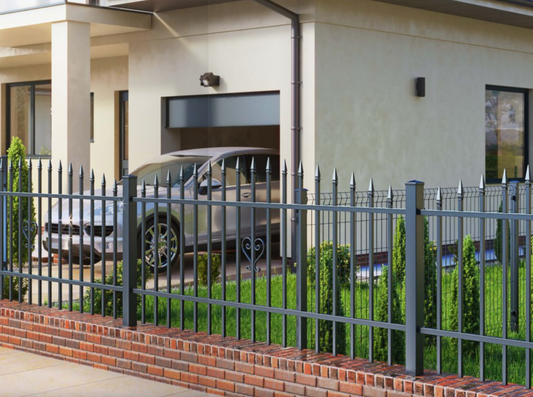 Einzel-Zaunfeld "Artistic" inkl. Befestigungsmaterial