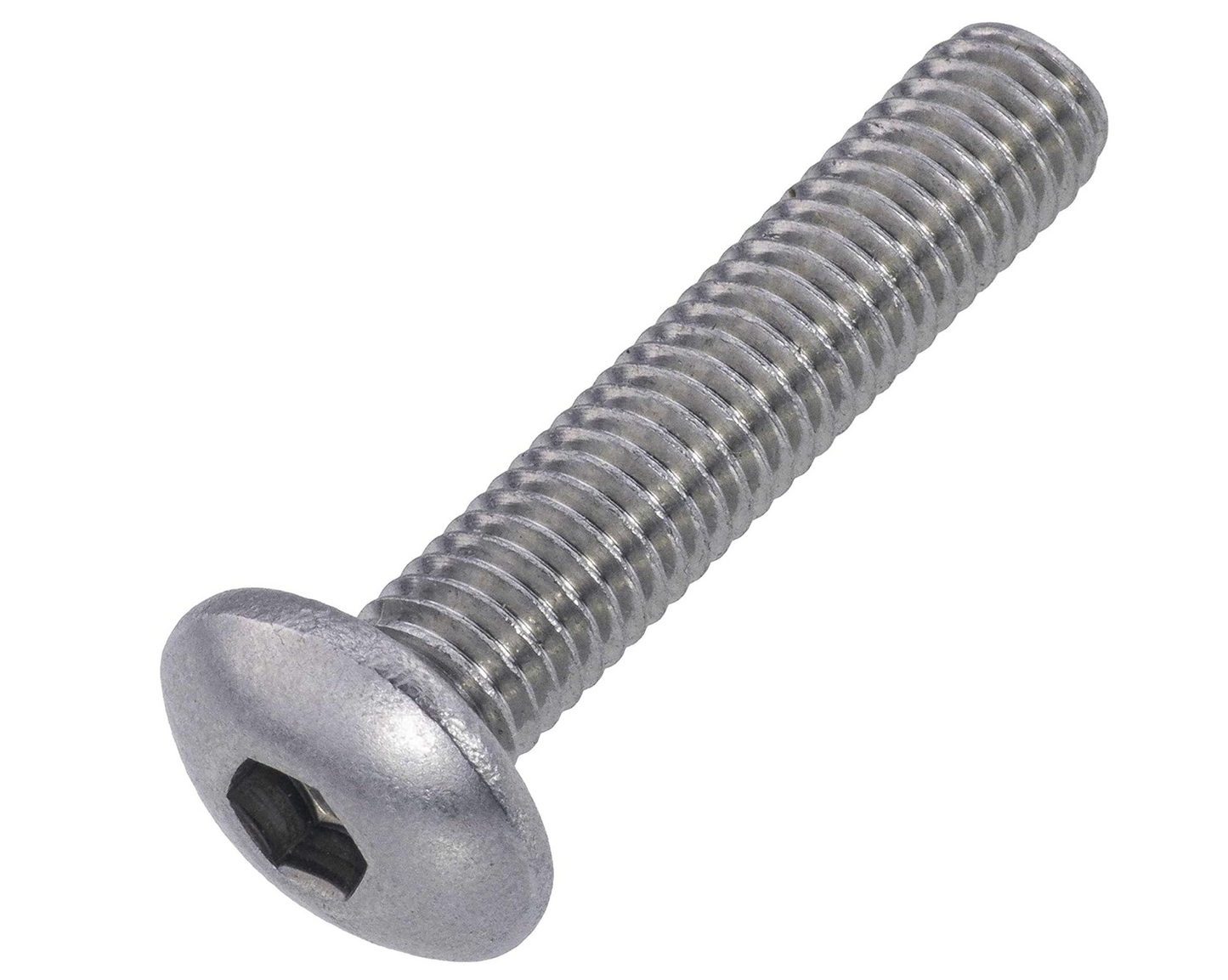 10x Zaunschrauben Edelstahl INOX A2 M8x40 mm, Innensechskant SW 5,5