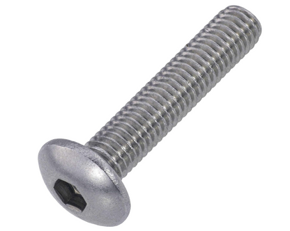 10x Zaunschrauben Edelstahl INOX A2 M8x40 mm, Innensechskant SW 5,5