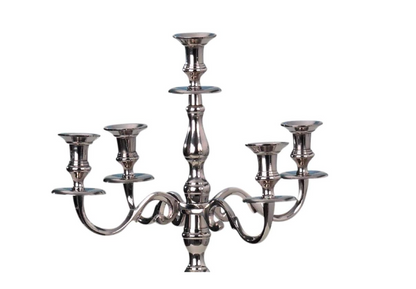 Großer Metall Kerzenständer Kandelaber 5-armig