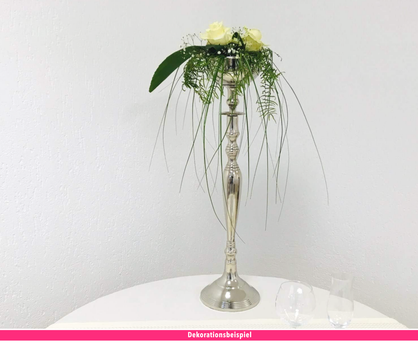 Großer Metall Kerzenständer Kandelaber 5-armig