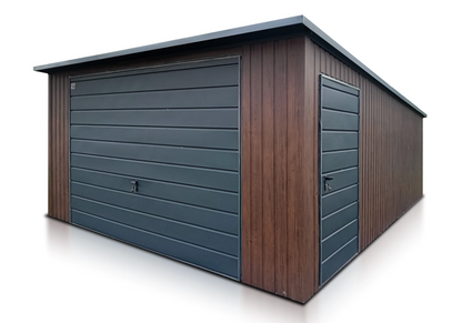 PREMIUM Motorrad- & Gartenschuppen 4x6m inkl. Aufbau!