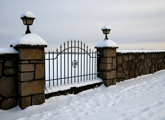 Schmuckzaun "Rodos" aus Stahl; RAL 9005