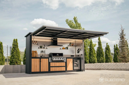 BBQ Box Profi Outdoor-Küche im Fertigmodul "Subterio"