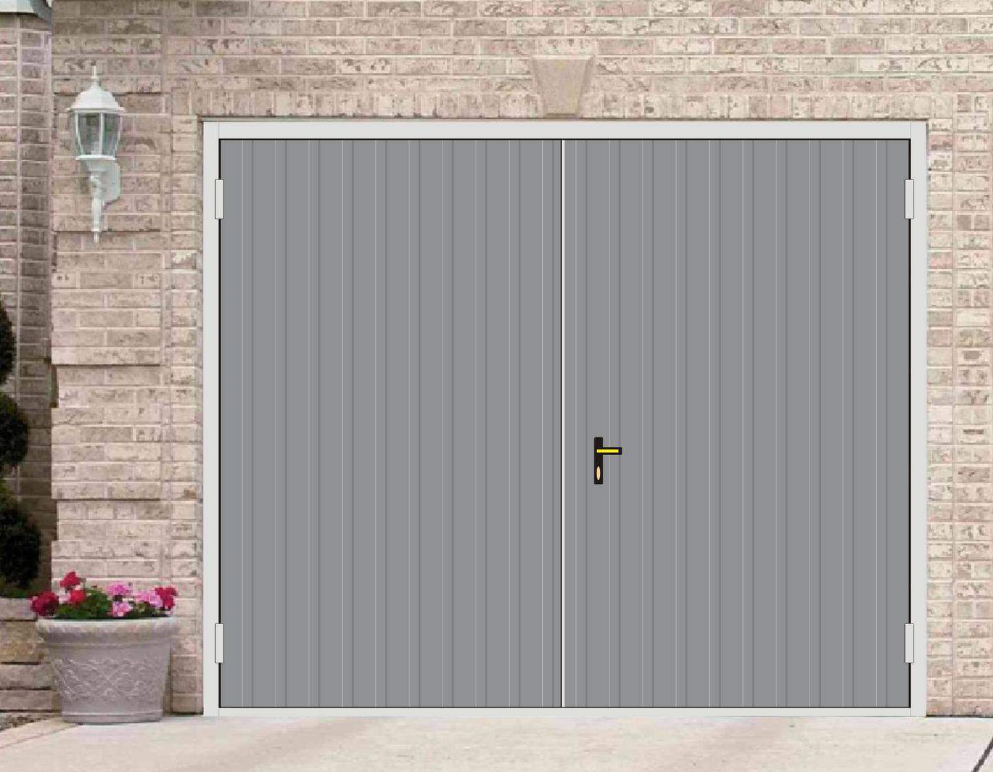 Garagentor Doppelflügel auf Maß