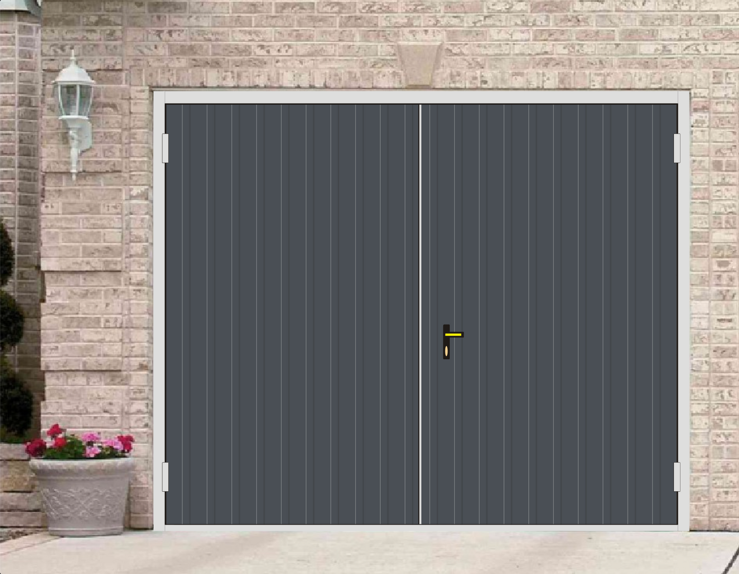 Garagentor Doppelflügel auf Maß