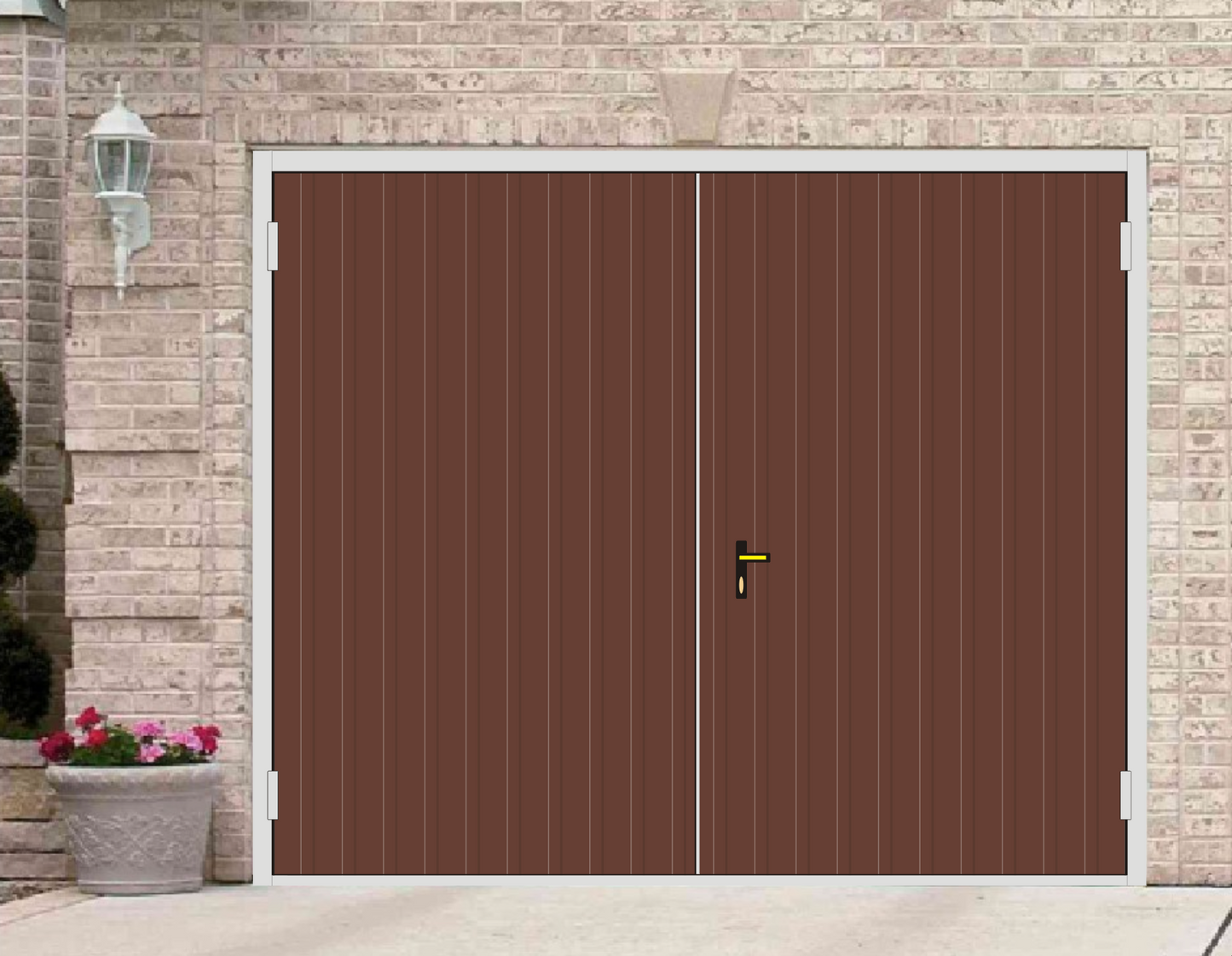 Garagentor Doppelflügel auf Maß
