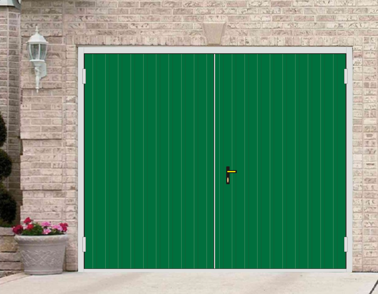 Garagentor Doppelflügel auf Maß