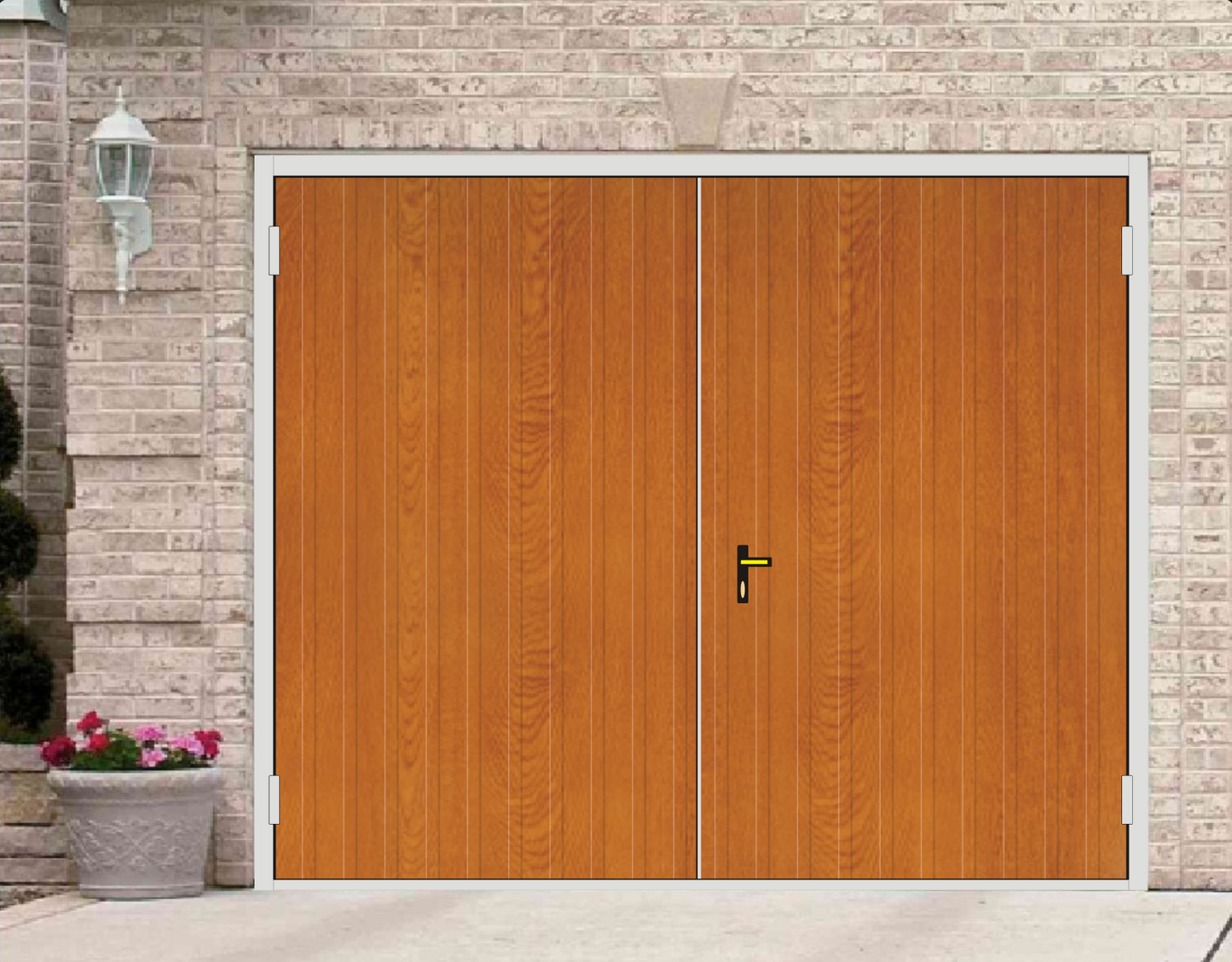 Garagentor Doppelflügel auf Maß