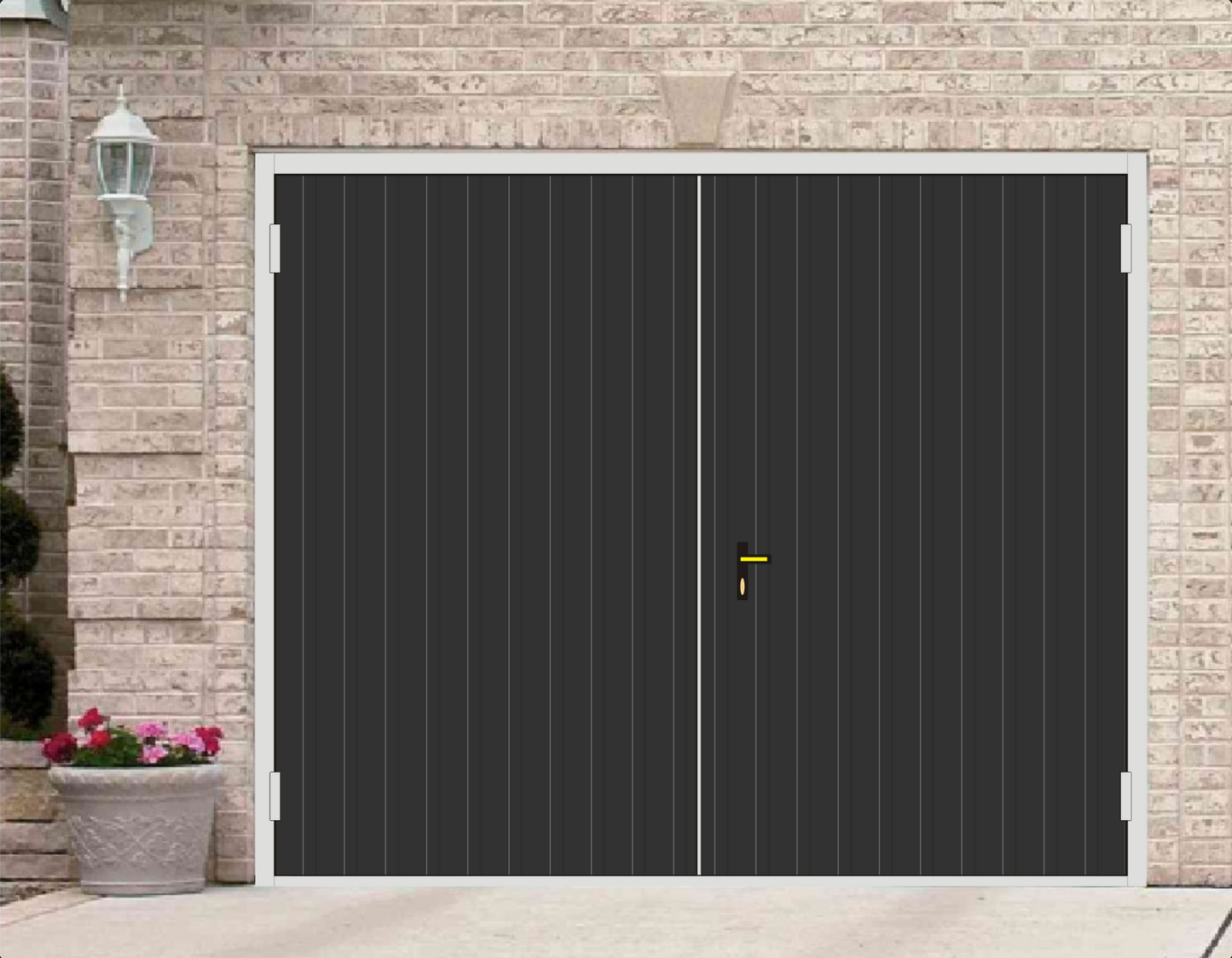 Garagentor Doppelflügel auf Maß