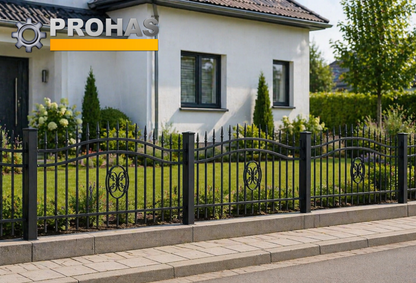 Einzel-Zaunfeld "LUX AW.10.46" inkl. Befestigungsmaterial