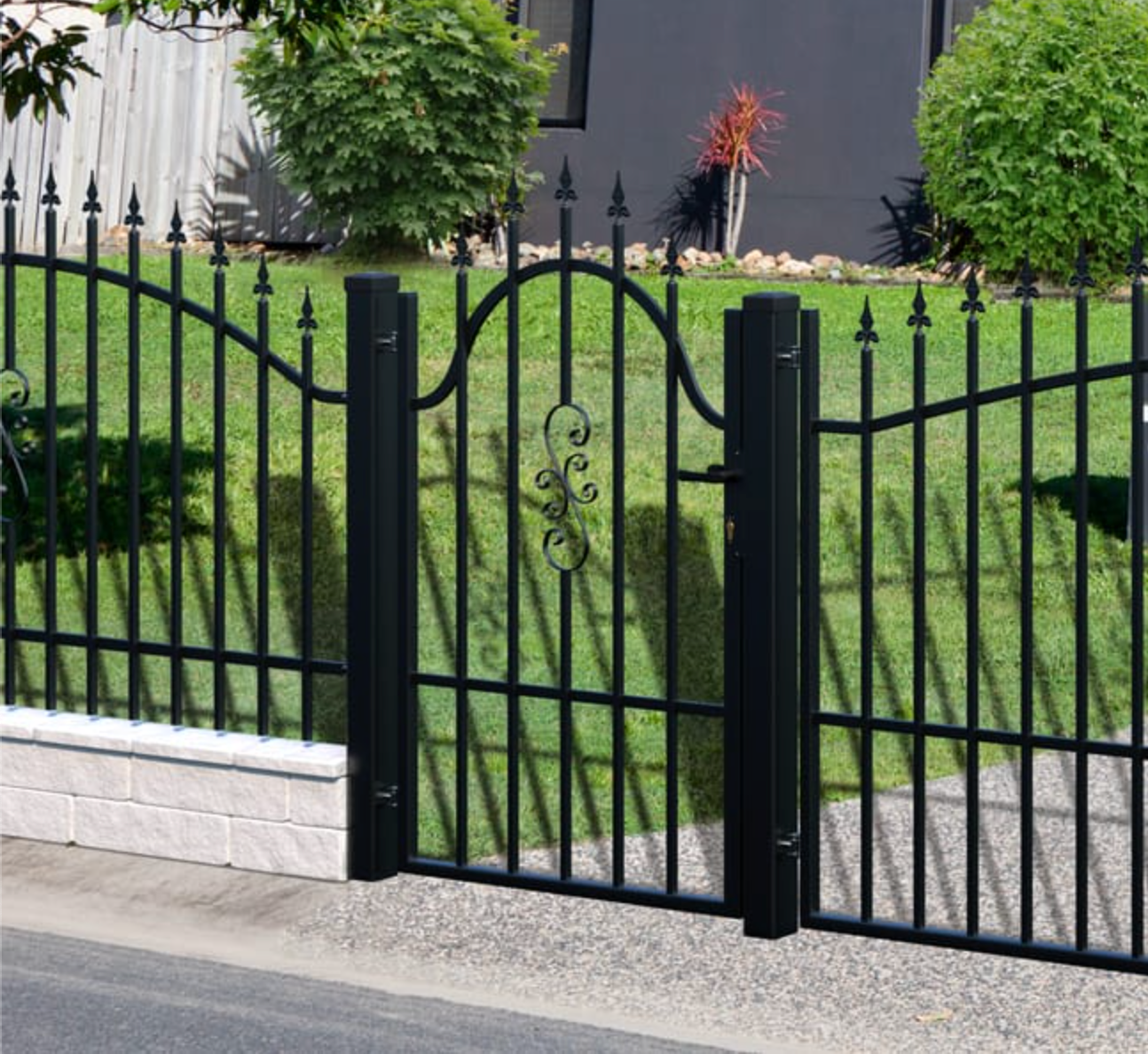 Eingangstor "Palermo" inkl. Zubehör optional mit Pfosten