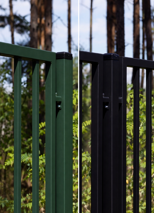 Tor- und Zaunpfosten aus Stahl 80x80x2400mm