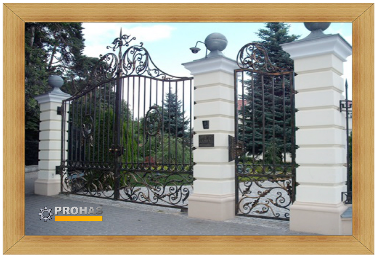 Betonsäule S1 Höhe 2,2m - für Tor- und Zaunanlagen