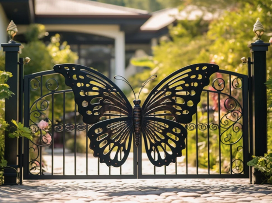 Steel Butterfly - Kunstschmiedetor 400x130