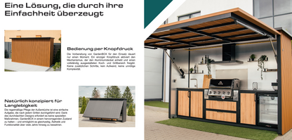 BBQ Box Profi Outdoor-Küche im Fertigmodul "Subterio"
