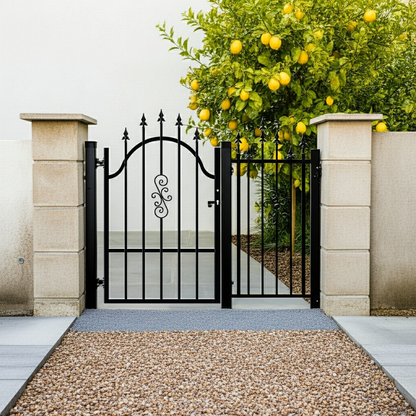 Eingangstor "Palermo" inkl. Zubehör optional mit Pfosten