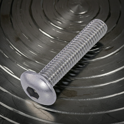 10x Zaunschrauben Edelstahl INOX A2 M8x40 mm, Innensechskant SW 5,5