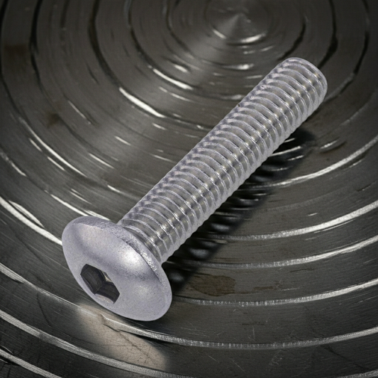 10x Zaunschrauben Edelstahl INOX A2 M8x40 mm, Innensechskant SW 5,5